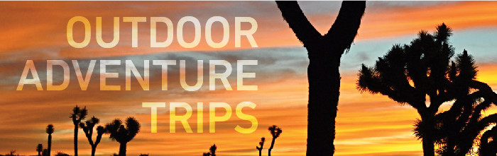 Upcoming Outdoor Adventure Trips Banner